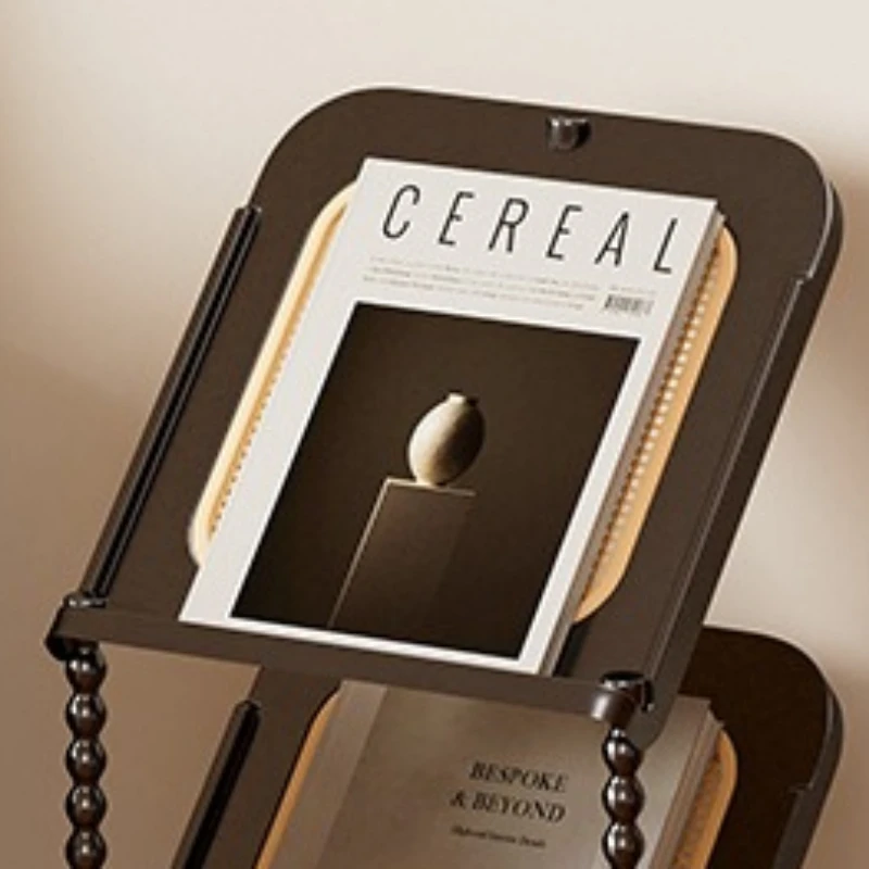 Display Shelf Magazine Racks Standing Shelf Living Room Storage Magazine Racks Modern Plastic Furniture Стенд Для Журнала MHSNJ