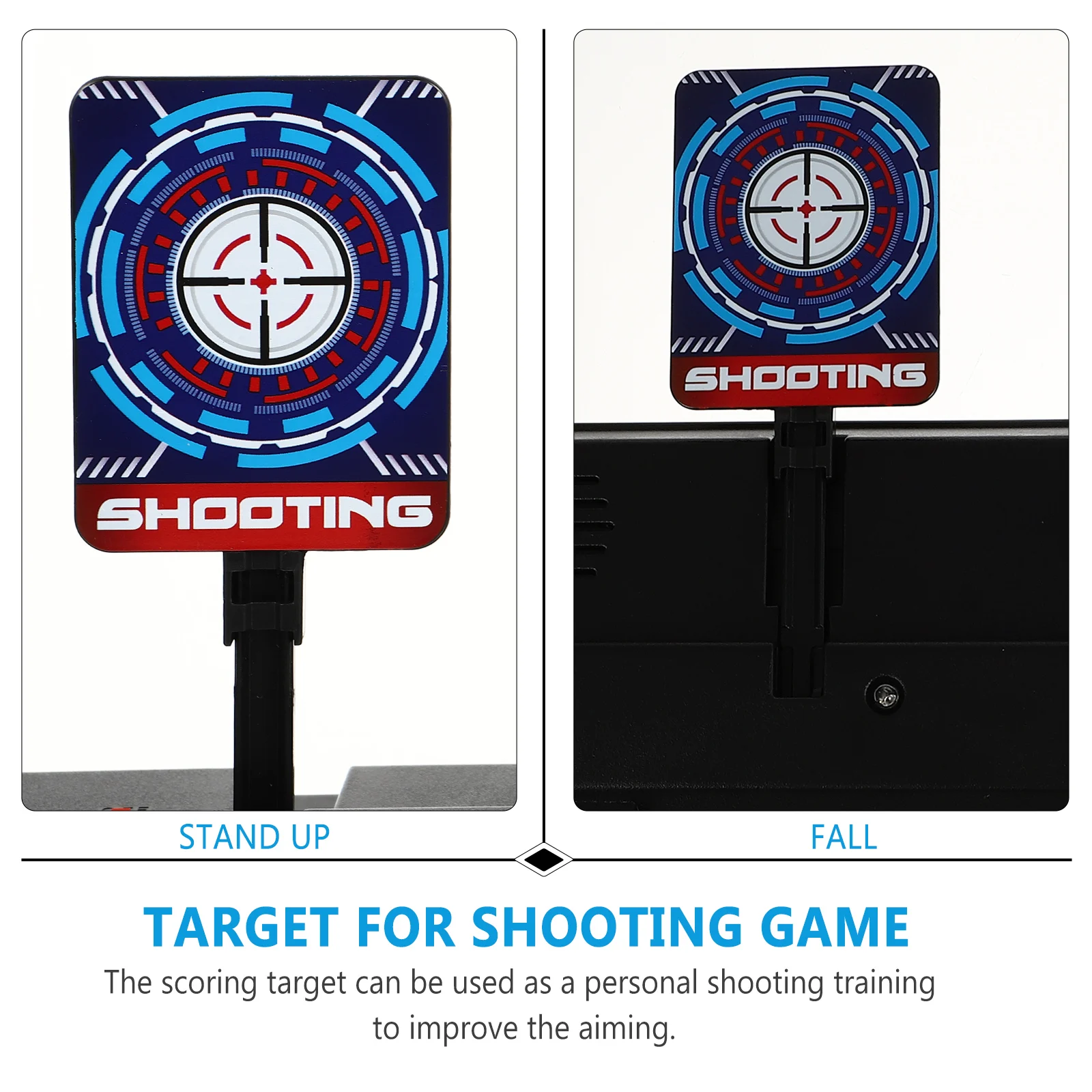 1 set 1 set Scoredoel Automatische terugkeer Hoge precisie voor spel Duurzame schiettraining Multiplayer