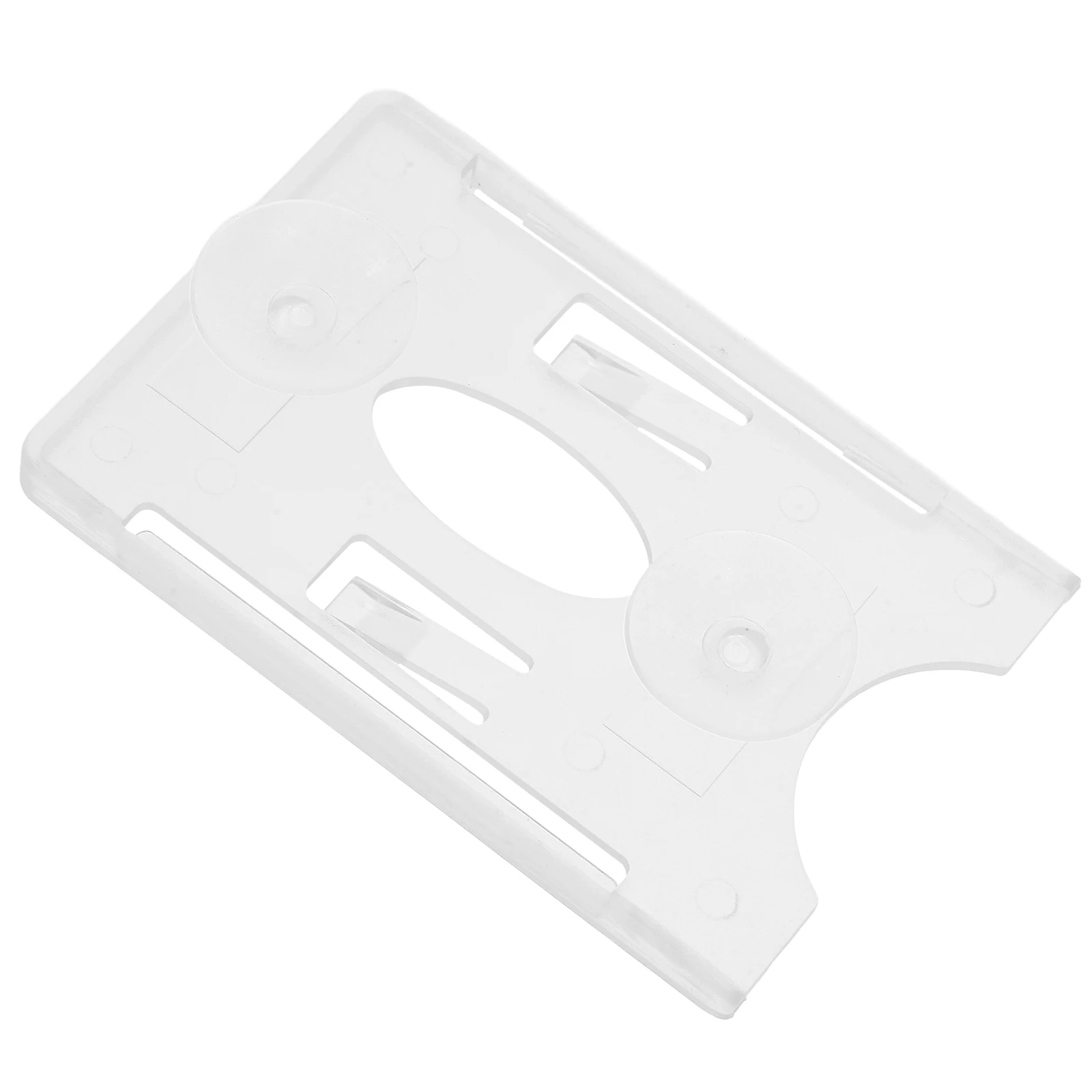 

Car Windshield Suction Cup Holder for Toll Pass Parking Permit Card Sticker Insurance Registration Tags White