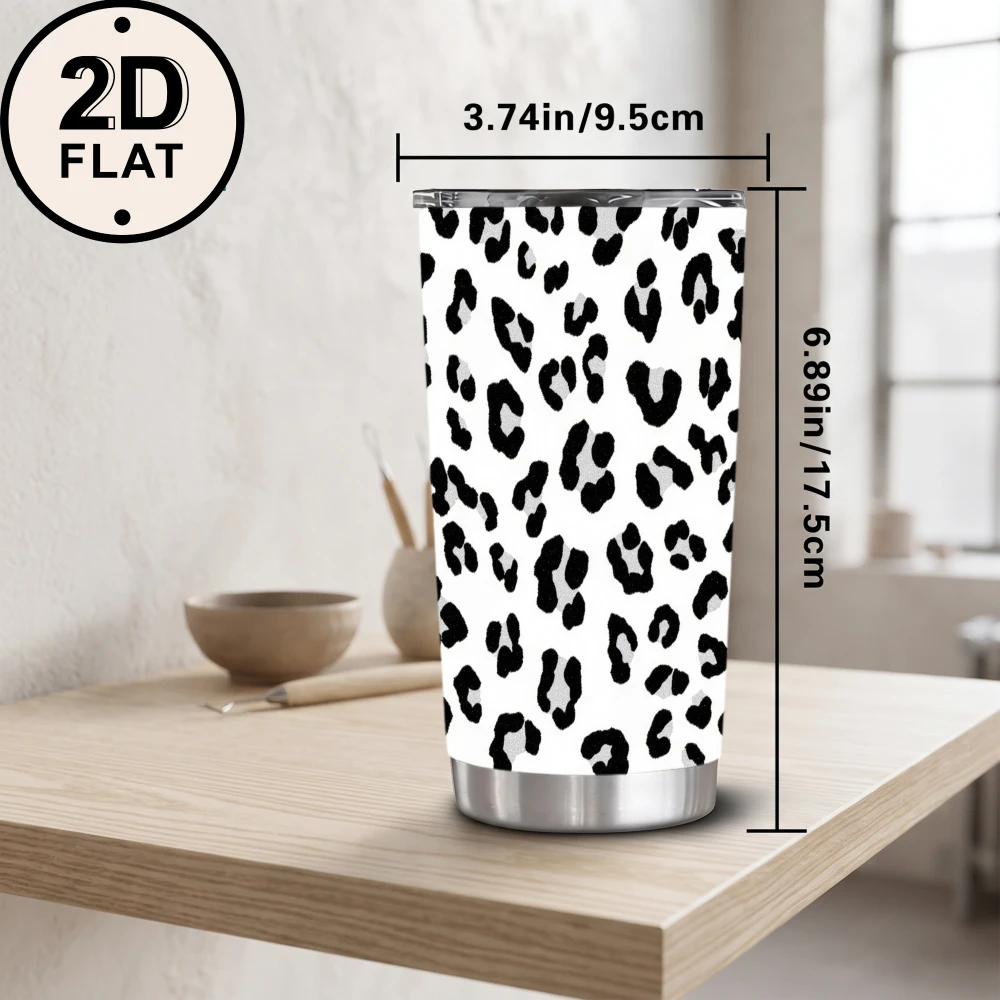 20oz Black Silver Sparkle Leop - Tumbler 20Oz White review and price