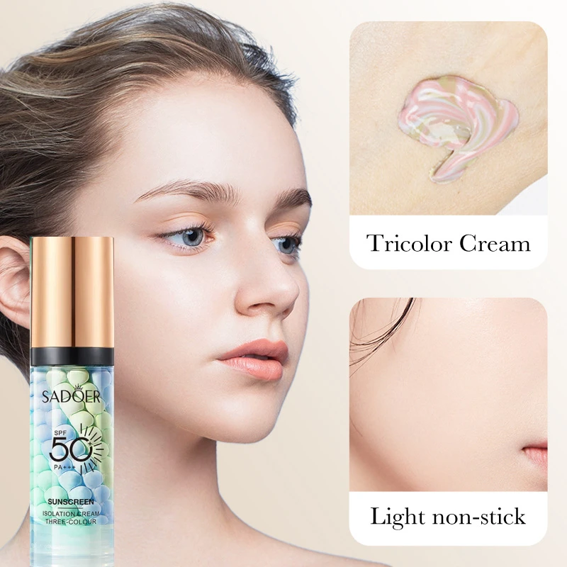 Crème d'isolation hydratante pour le visage, 40ml, Pores invisibles, éclaircissant, correcteur du teint, cosmétiques rafraîchissants