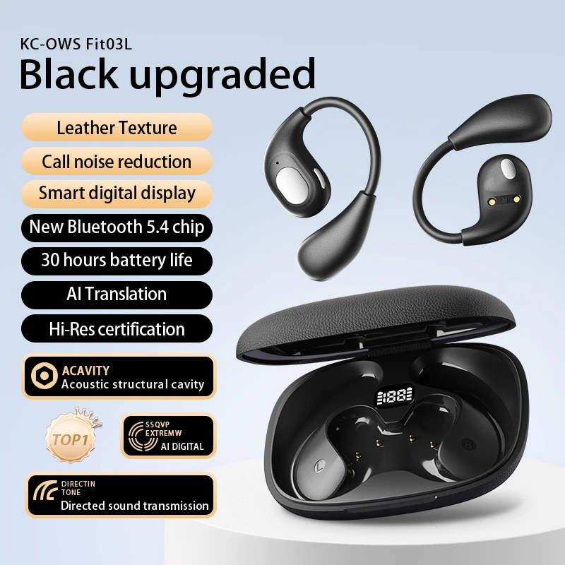 

2025 Translator Earbuds Bluetooth 5.4 Wireless Headphones AI Translation Headset ENC Active Noise Canceling OWS Sports Earphones