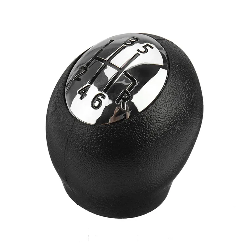 Leather ABS Gear Shift Knob Lever Shifter Stick Handball for Renault Megane/Scenic/Laguna/Espace Vauxhall/Opel Movano 5 6 Speed