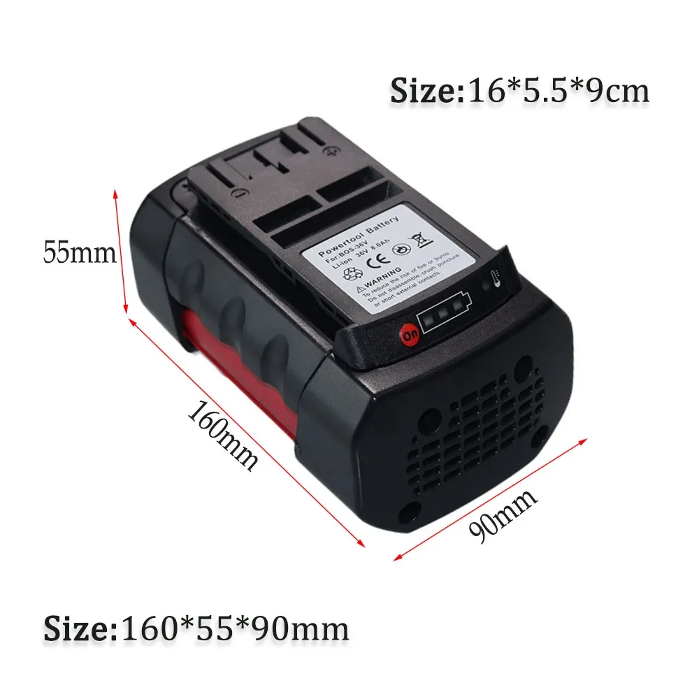 For Bosch 36V 6000mAh Li-ion Replacement Battery D-70771 2607336003 2607336108 BAT836 BAT840 BAT810 Power Tool Battery