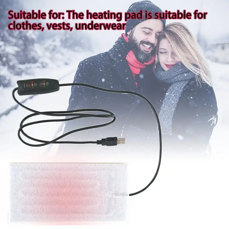 Winter Heated Pad For Winter Clothes Portable Waterproof Foldable Heater Pads Adjustable Temperature Heating Warmer Tool