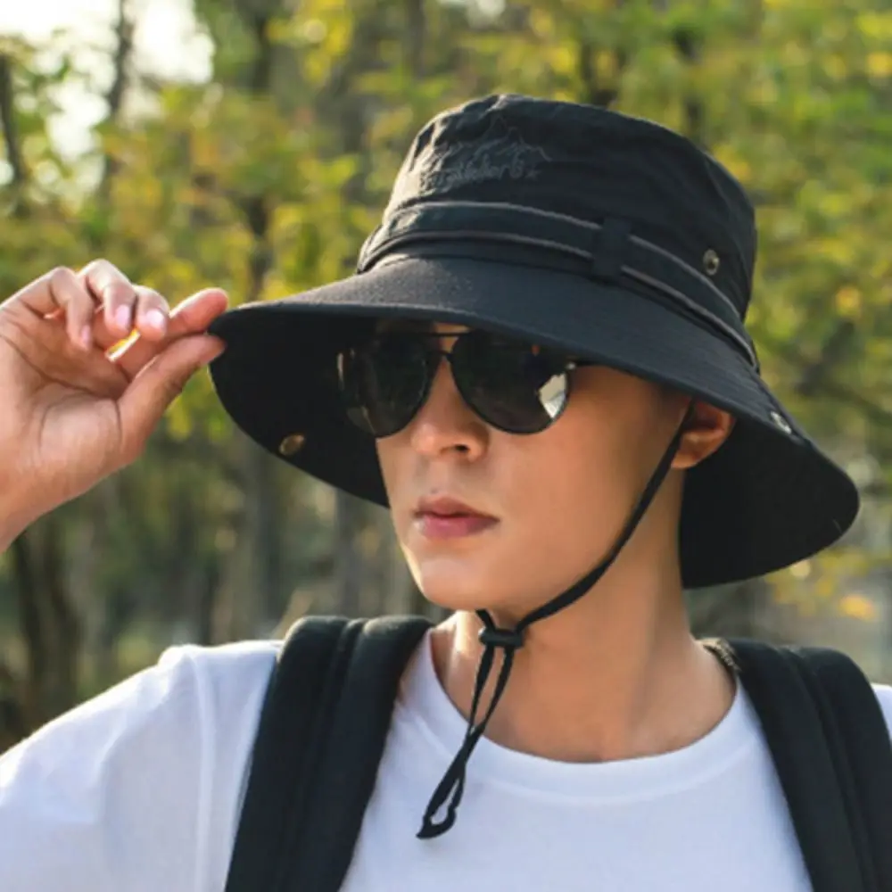 

Fishing Hats Sunshade Hat Fashion Fisherman Hat Sunscreen Cap Sun Hat UV Protection Men Bucket Hat