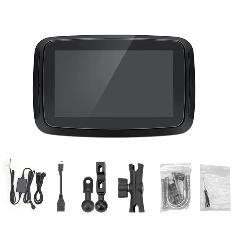 

1Set Motorcycle GPS Moto Navigation Portable Motor Navigator Motorcycle Carplay Android Auto Stereo Black Plastic GPS Navigation
