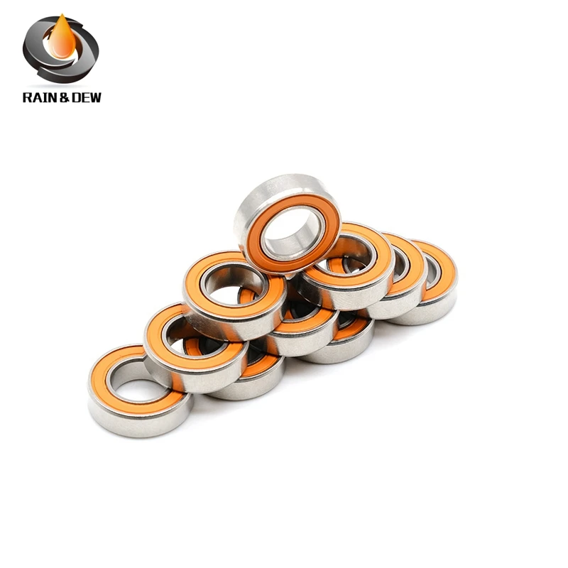 

10PCS S689RS CB 9x17x5 mm ABEC-7 Stainless Steel Hybrid Ceramic Ball Bearing S689 689RS 2RS