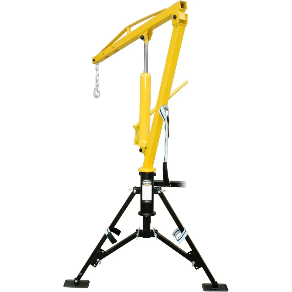 70238 Receiver Hitch Mounted Hydraulic Swivel Pickup Truck Crane - 1000 lbs. Capacity With 3 Boom Capacities of 500 lbs