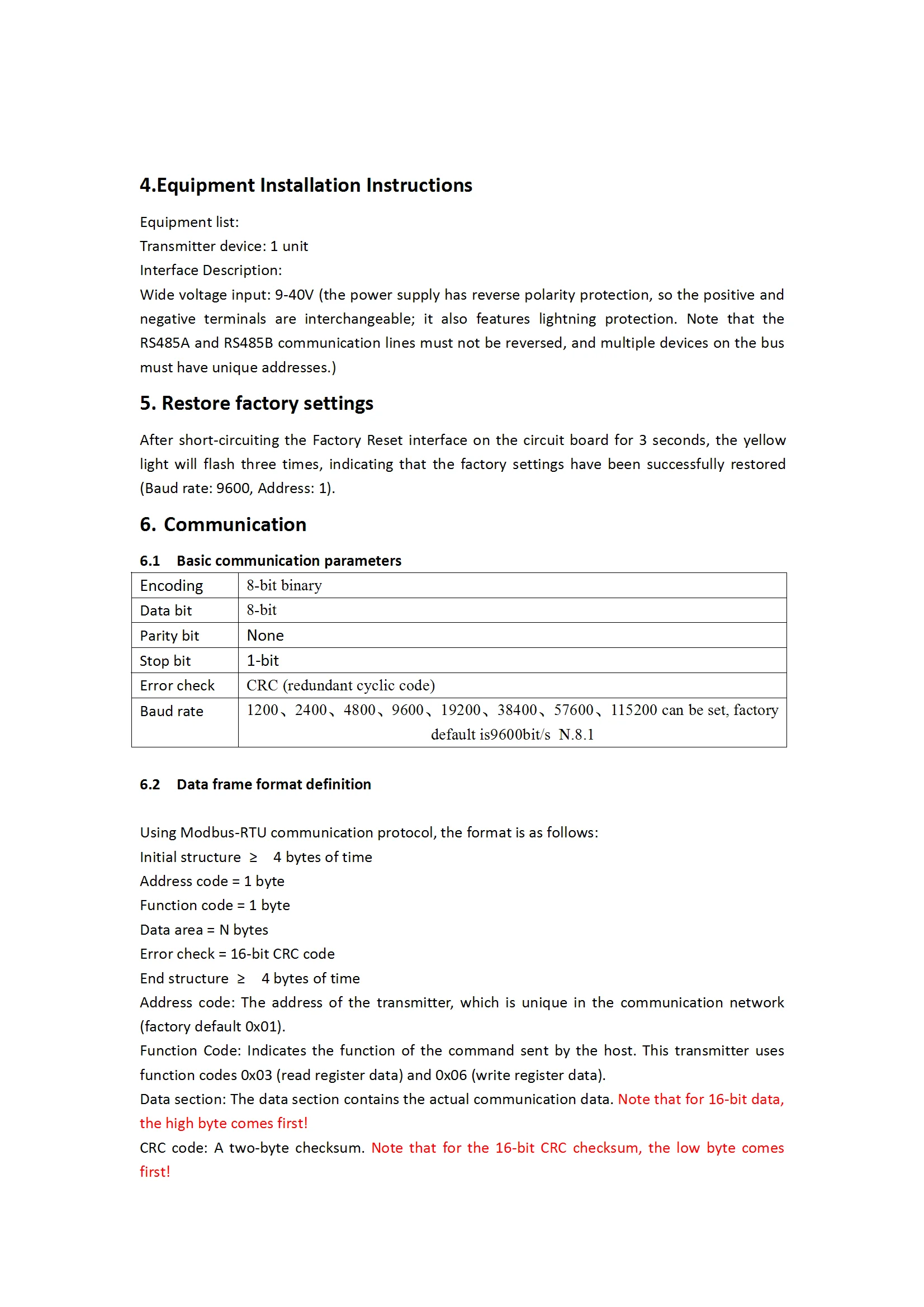 TS85-B 3-in-1 CO2-Transmitter CO2-Temperatur-Feuchtigkeits-Transmitter RS485 Modbus-RTU Luftqualitätssensor ﻿ – Detail 4