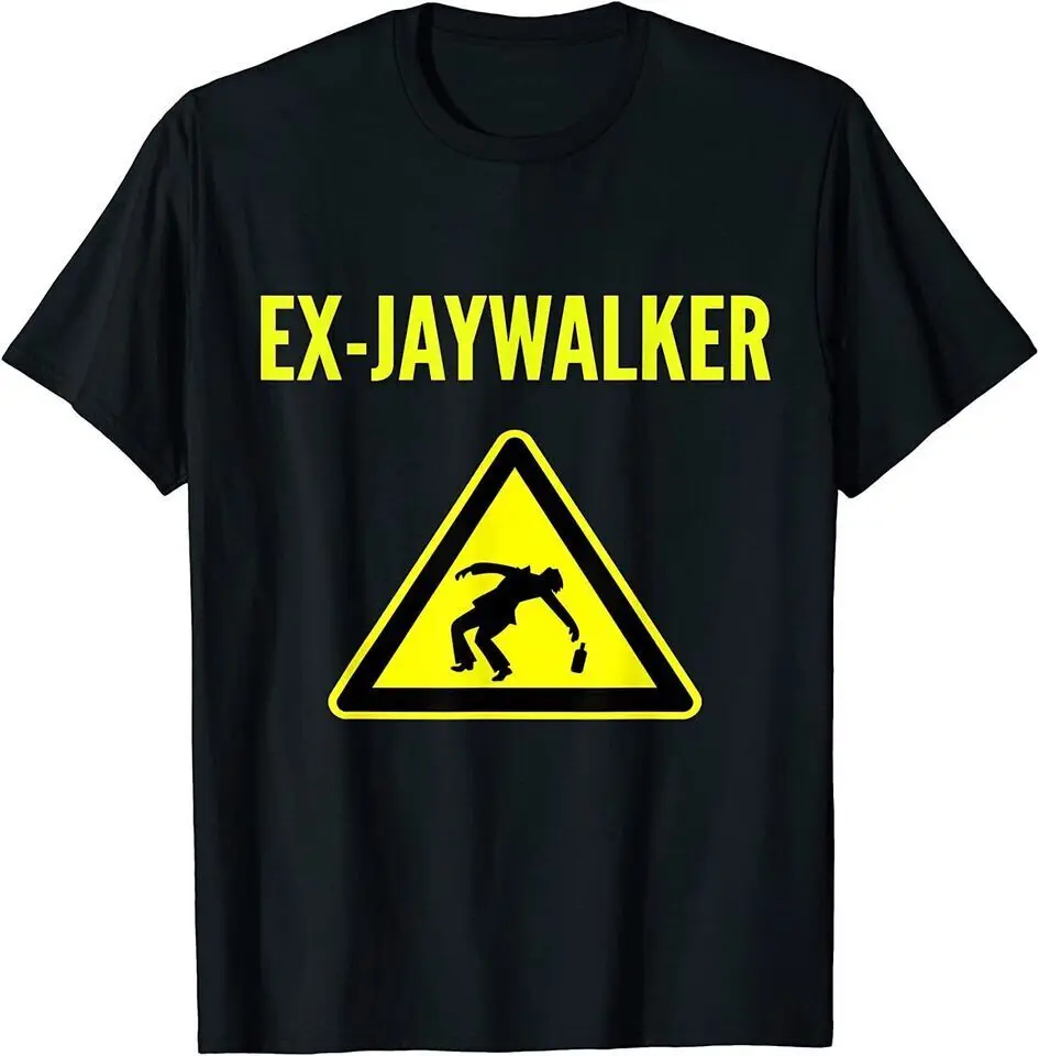 New The Jaywalker Ex- Alcoholic AA NA Sobriety Funny T-Shirt USA Tee Size S-5XL