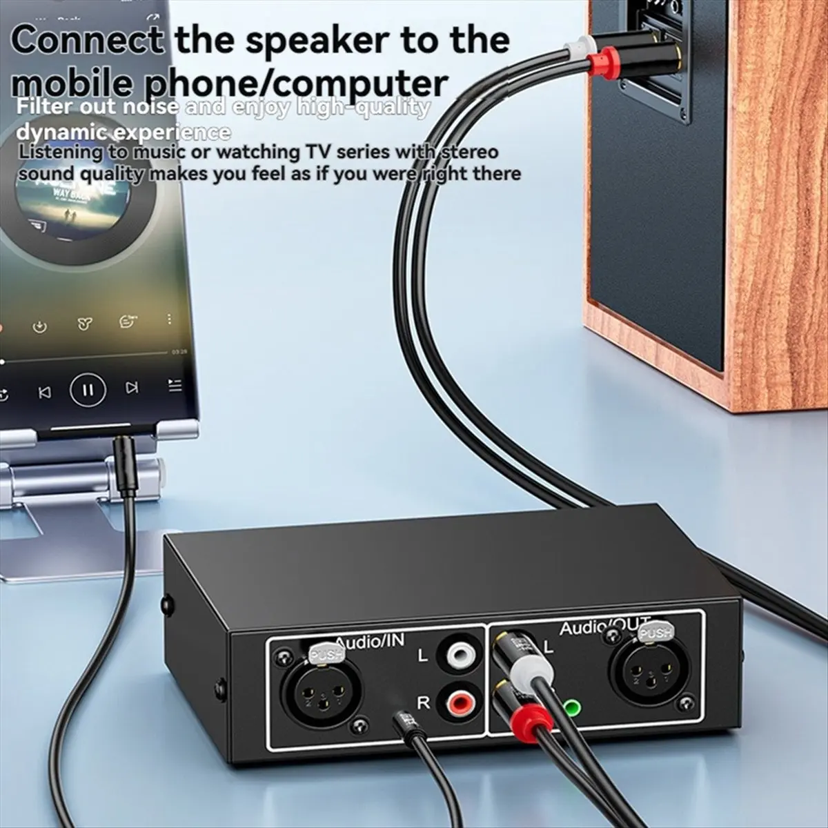 boff-audio-isolator-current-noise-eliminator-dual-lotus-xlr-port-amplifier-audio-noise-filter-multifunctional-noise-isolator