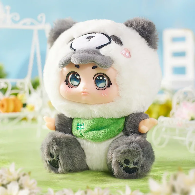 New Soft Kawaii Plush Dolls Animals Zoo Tour Blind Box Toys Figure Surprise Mystery Girls Gift