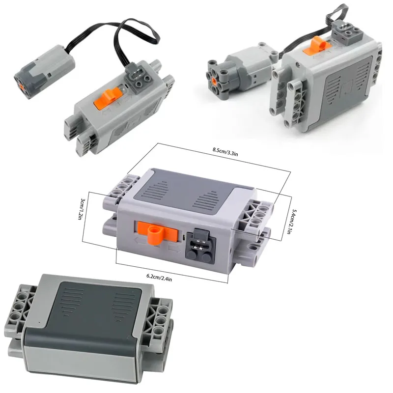 MOC M Motor tecnología piezas de bloques de construcción 8883 ensamblado 88003 L funciones de potencia del Motor modificado DIY ladrillos juguetes Accesorios
