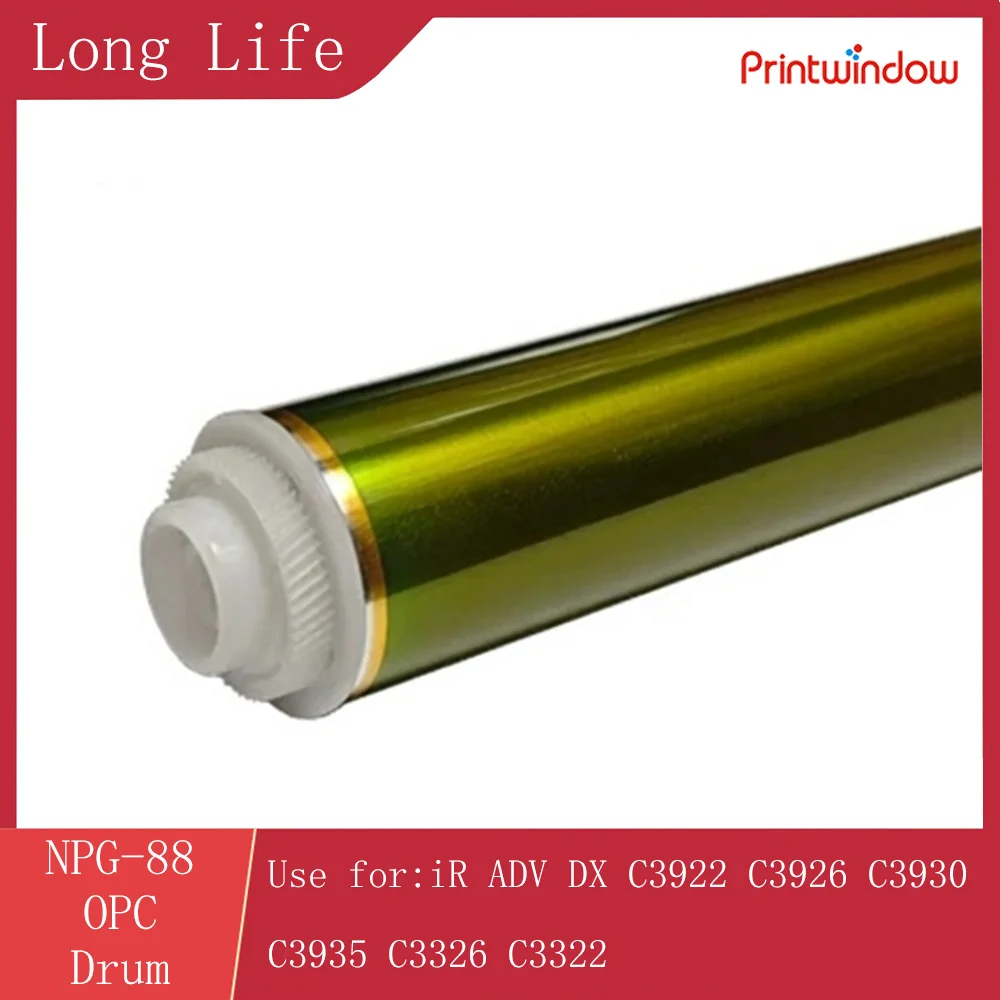 Long Life for Mitsubishi NPG-88 OPC Drum With Drum Chip for Canon iR ADV DX C3922 C3926 C3930 C3935 C3326 C3322 G88 100K Pages
