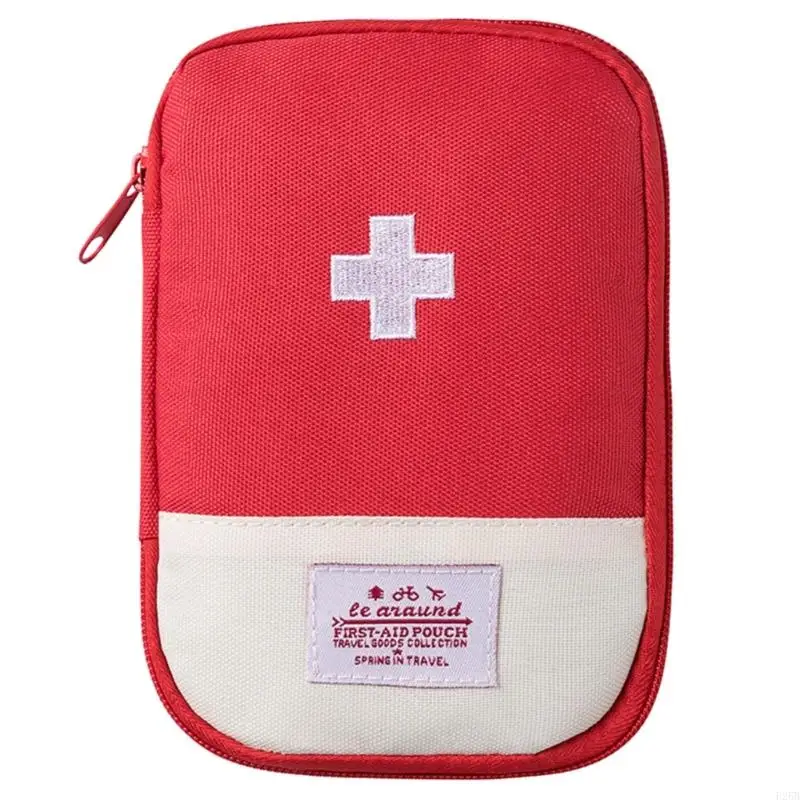 Empty First Aids Bag Emergency Kits 2Pcs Travel Size Survival Kits Small Bag First Aids Kits for Office Outdoor