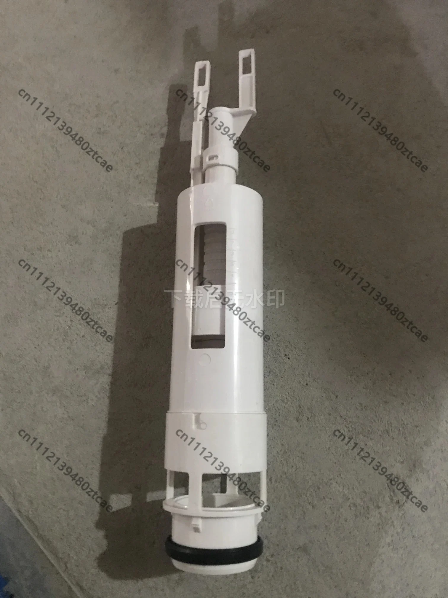 In-wall hidden toilet tank accessories, reliable inlet & drain valve for concealed embedded toilet installation
