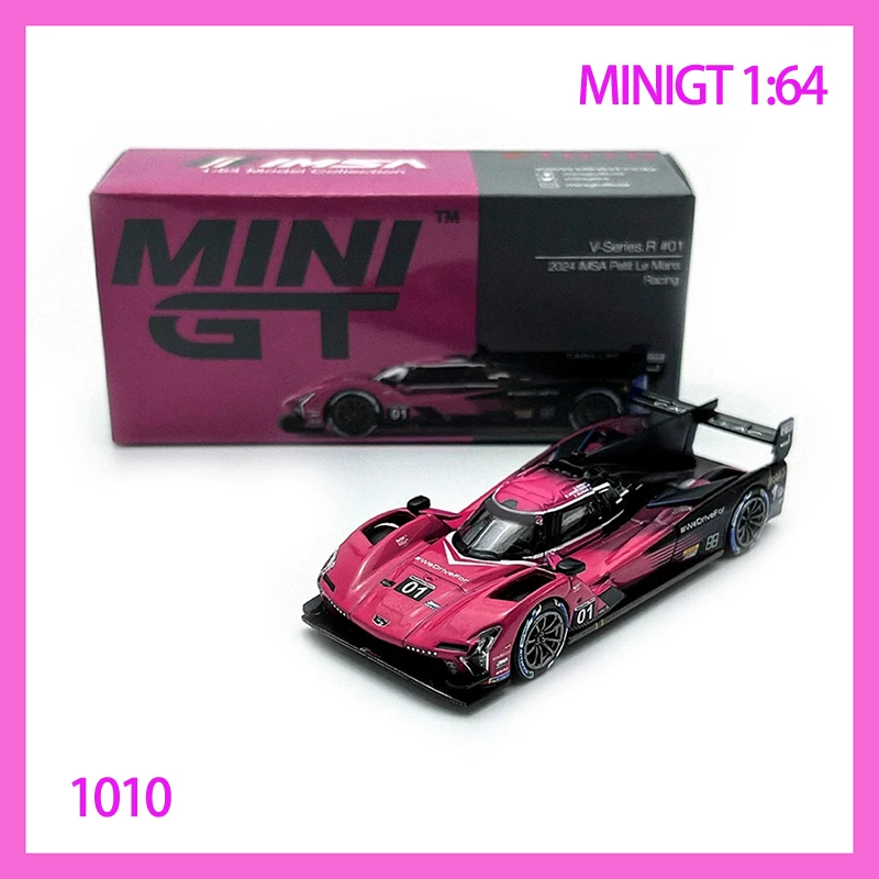 

МИНИГТ масштаб 1/64 V-Series.R No. 1 2024, имитация сплава, модель автомобиля, статическая коллекция, украшенные праздничные подарки, игрушки, сувенирный подарок