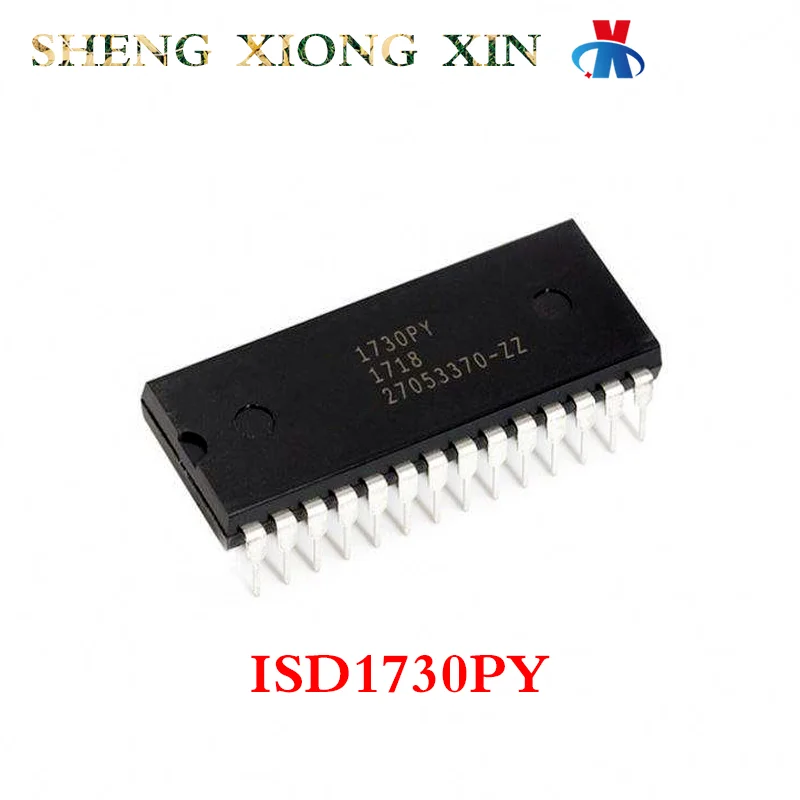 5 buah/lot 100% baru ISD1730PY DIP-28 Audio antarmuka Chip 1730PY 1730 sirkuit terintegrasi