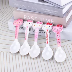 New Kitty Tableware Kuromi Cartoon Cute Creative Kawaii Children's Tableware Soup Spoon Girl and Boy for Gifts