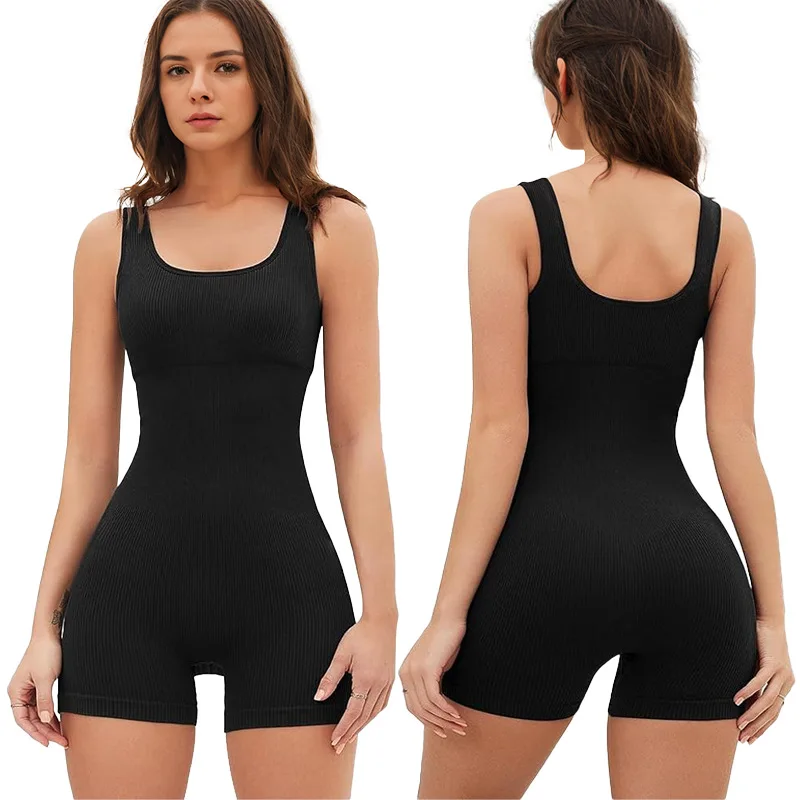 

Women's Shapewear Onesie Body Slimming Form-Fitting Underwear Nylon Fabric with Buckles Four Seasons Wearable Polyest Fiber