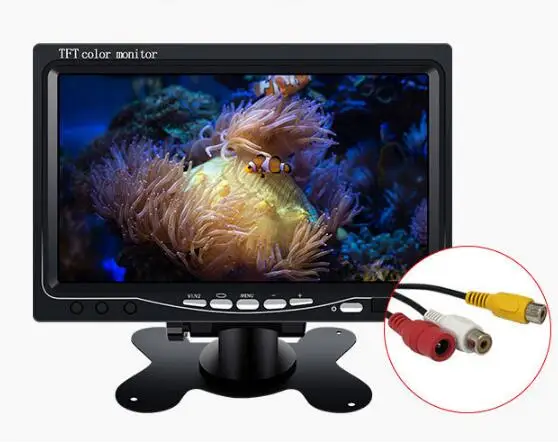 

7-дюймовый TFT-монитор AV-видеовход для экрана монитора видеонаблюдения камеры заднего вида