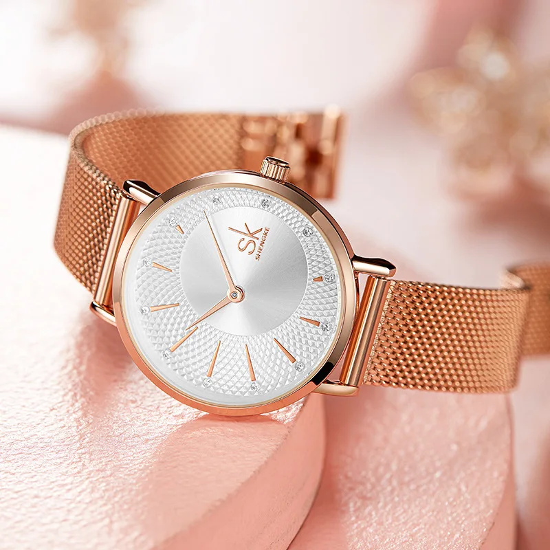 

Women's watchsimpleand fashionable quartzwatch student women's watch netstrap girls watch high quality luxury watch women's gift