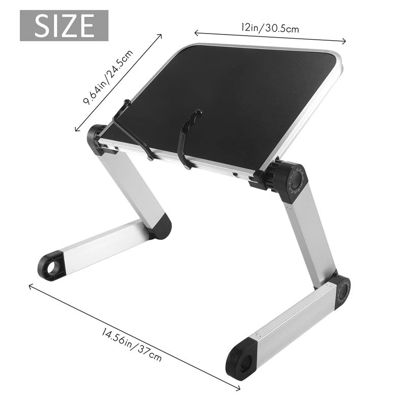 Adjustable Book Stand Height And Angle Adjustable Ergonomic Book Holder Aluminum Book Holder Student With Desktop Book Folder