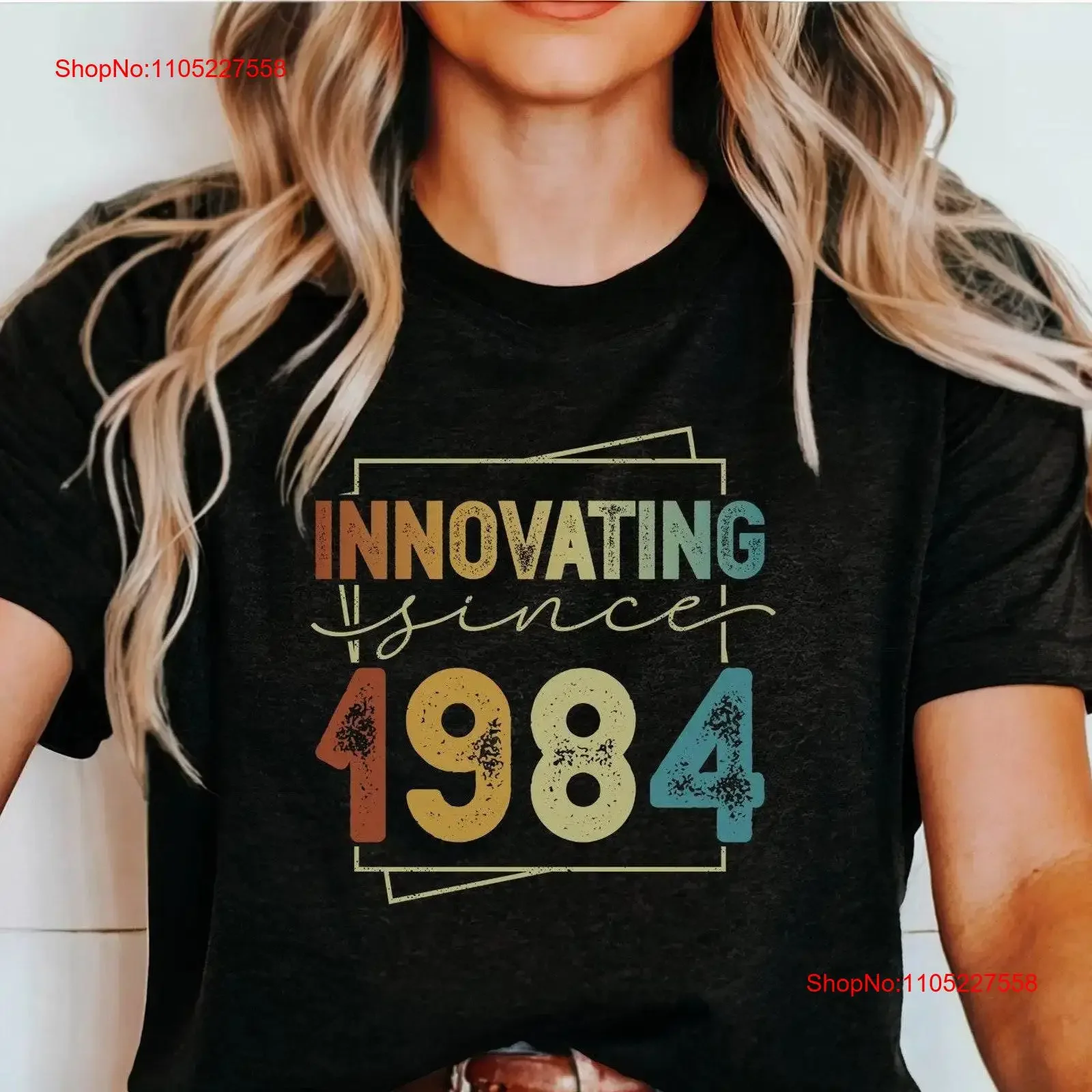 40th Birthday Party Celebration Retro T Shirt Fortieth SweaT Born in 1984 Bday 40 Year Old s vintage Washed streetwear Casual