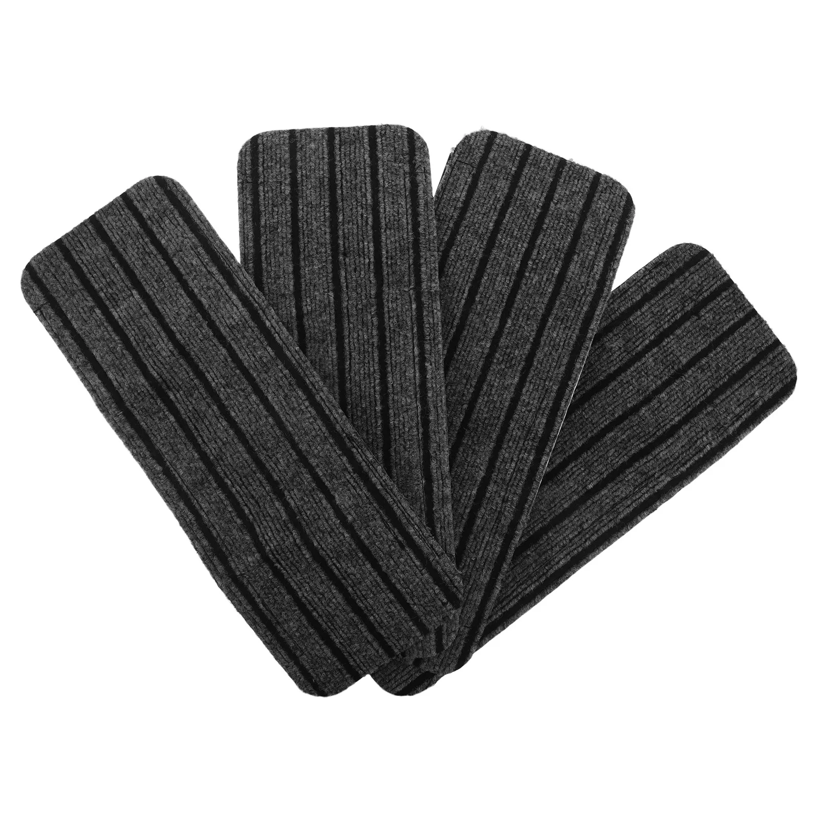 

4pcs Rv Step Cover 18.9X7" Non-Slip Camper Stair Mat All-Weather Safety Treads For Travel Trailer Steps Anti-Skid Rug Pad