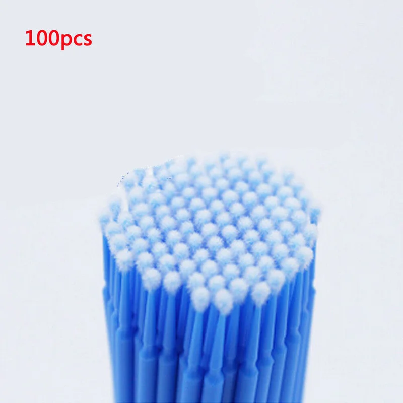 100Pcs Auto Touch Up Paint Micro Borstel Micro Applicator Stick Tip Tool Touch Up Paint Micro Borstel Auto Detaillering schoonmaakproducten