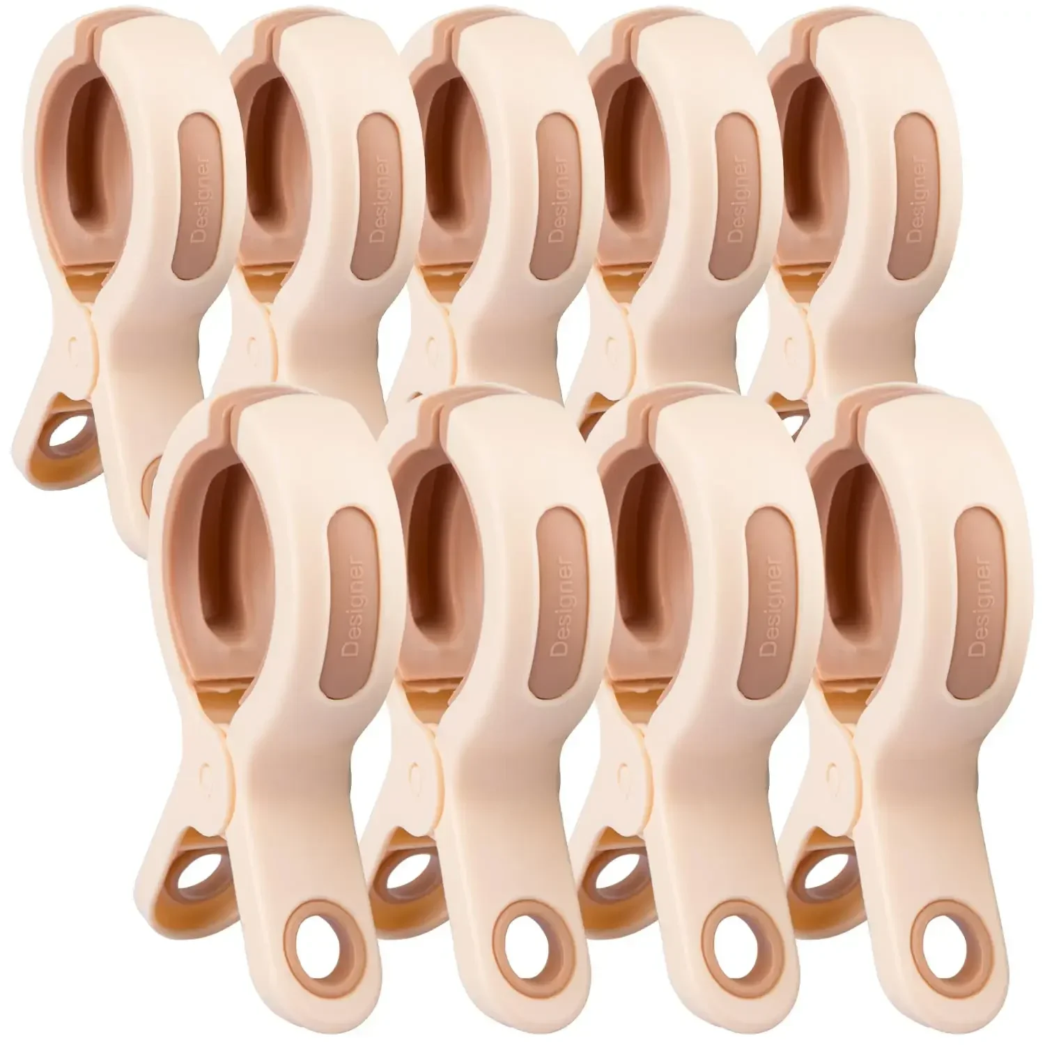 10 Uds. Clips fuertes para toallas de playa a prueba de viento, Clips para sillas de playa, Clips antideslizantes para lavandería para piscina, barco, sillones, ropa, manta