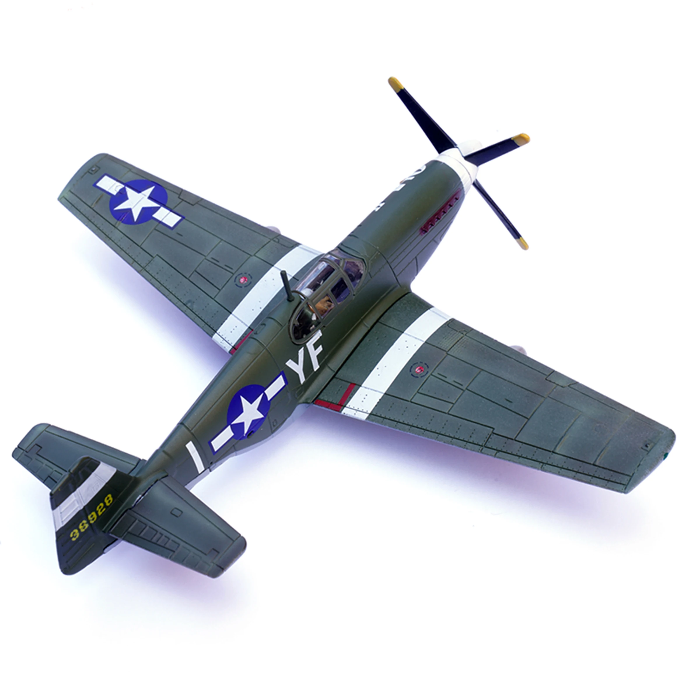 1: 72 14606LB US P-51B Fighter 358th Aviation Wing 355th Squadron Finished product collection model