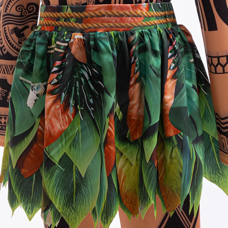 فيلم موانا بنين تأثيري حلي ماوي الوشم طباعة السراويل العليا الجوارب قطعتين مجموعات للأطفال هالوين كرنفال الجدة وتتسابق