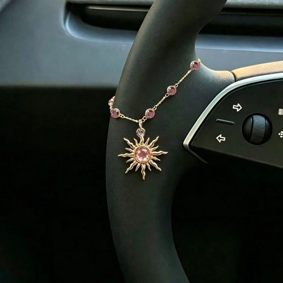Dashboard Decorative Pendant Cross Car Pendant, Vintage Star Heart Pendant, Car Accessories