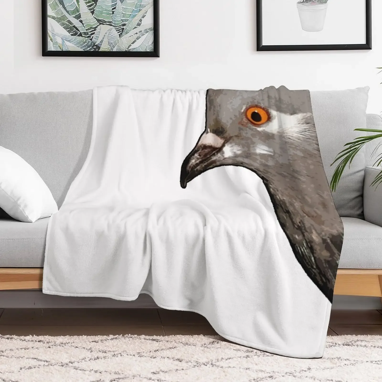 New Brian the Pigeon Throw Blanket Winter beds anime Blankets