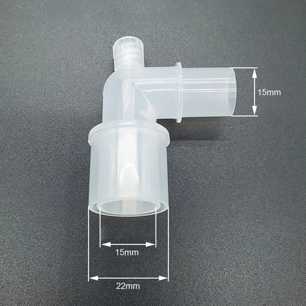 Anesthesia Tube L shaped Connector Elbow Circuit Inside Outside Tracheal Intubation Connector 90 Degree Veterinary Equipment