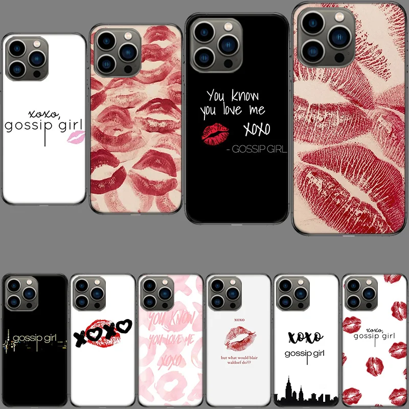 Gossip Girl Phone Case For Apple Iphone 15+ 14 Plus 16 Pro Max 12 13 Mini 11 Pro X XS Max XR Cover Shell Coque