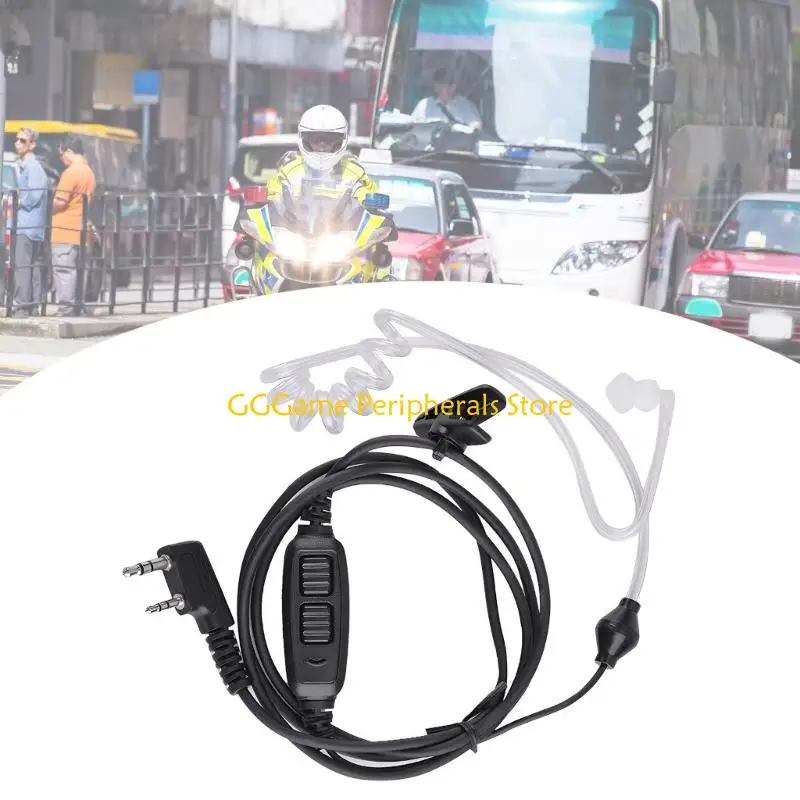

U55B Anti Noise Air Tube In Ear Earphone Featuring Wind Channel Design To Reduce Fast Speed Air Noise For Professional Use