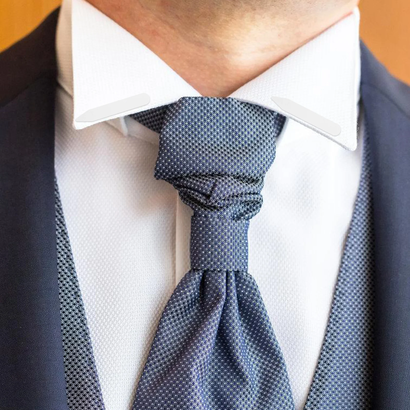 200 Uds. Collar de plástico blanco se mantiene 3 tamaños 2 pulgadas 2,6 pulgadas 2,8 pulgadas insertos de camisa de vestir para hombres aspecto prístino crujiente durante todo el día