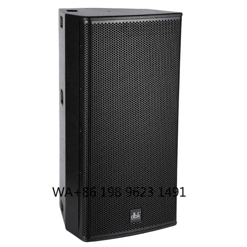 15 Inch 3 Way Full Range Wooden  Speaker 600W RMS 1200W Peak Portable Stereo Surround Professional Audio