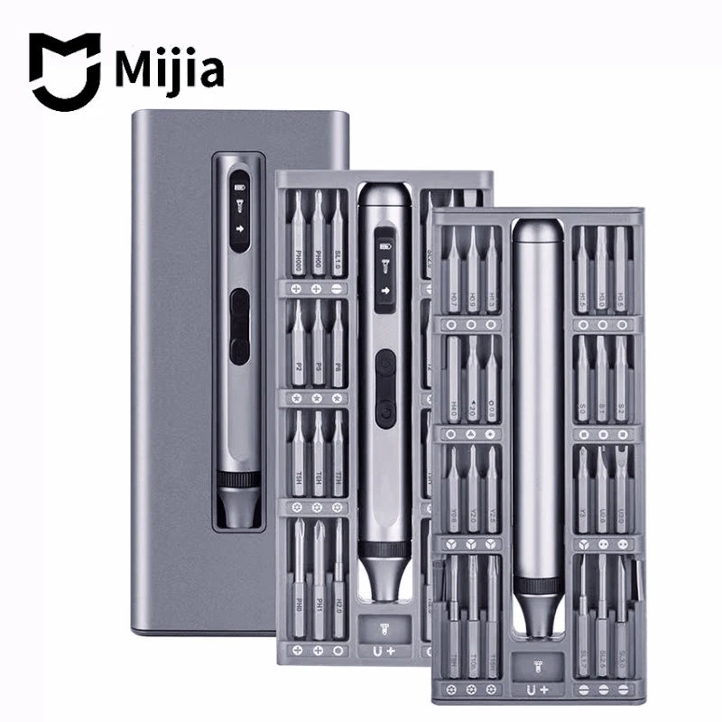 

Набор прецизионных электрических отверток Mijia с бесшумной работой, зарядкой Type-C, беспроводной, для разборки, комбинированный набор прецизионных отверток