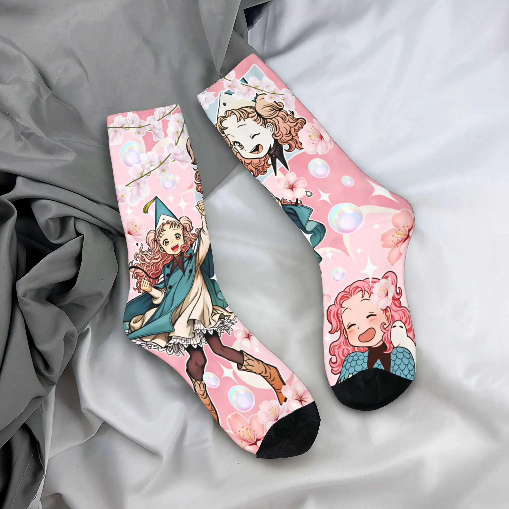 

Witch Hat Atelier Socks Anti-Slip Stockings Men Soft Running Socks Autumn Harajuku Graphic Socks