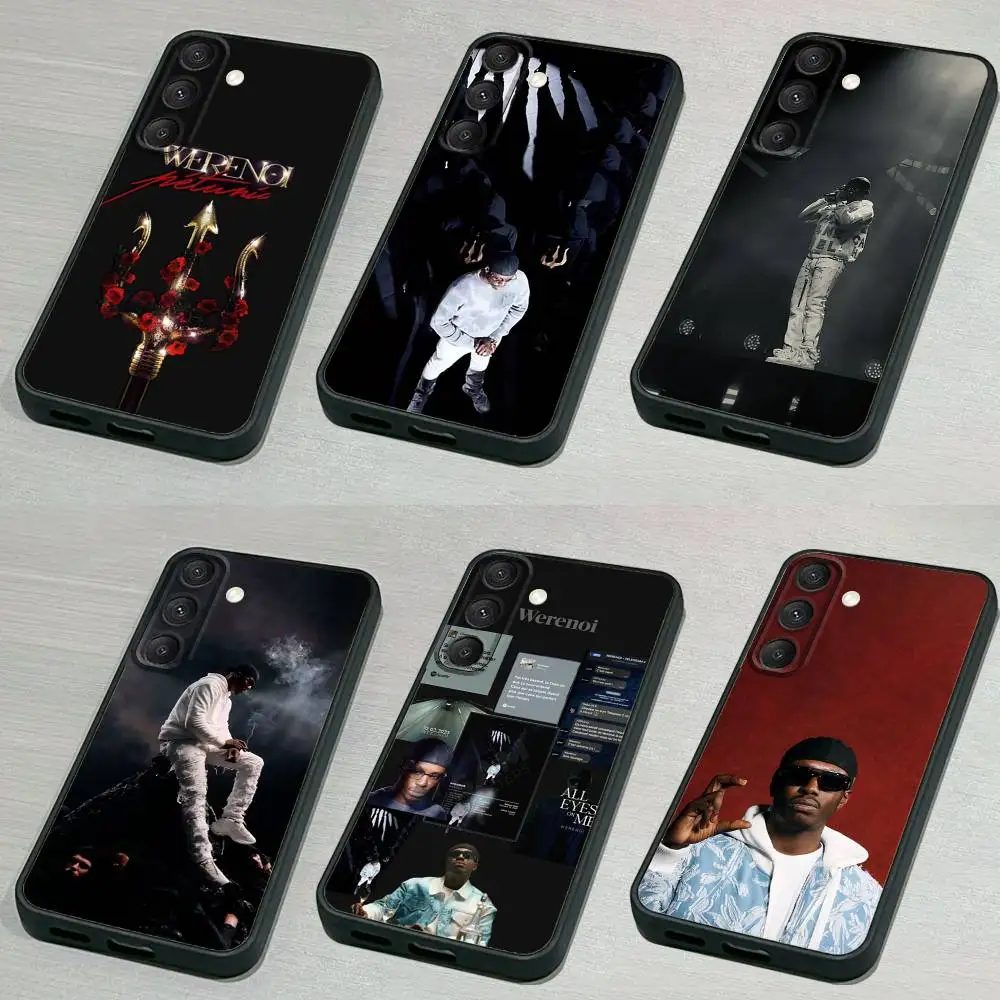 Чехол для телефона W-Werenoi DiamantS N-Noir для Samsung S 25,24,23,22,30,21,10,9,Ultra,Plus,Lite,FE,4,5G, черный мягкий чехол