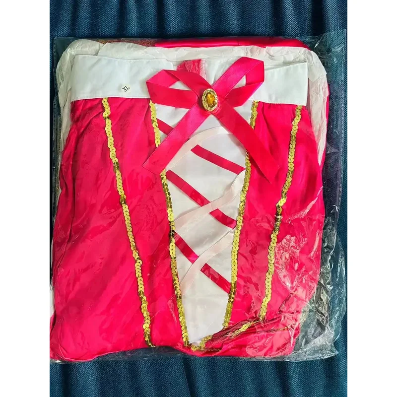 ชุดแต่งกายสำหรับผู้ใหญ่ชุดเดรสแฟนซีสำหรับงานปาร์ตี้ฮาโลวีนชุดเจ้าหญิงออโรราสำหรับเจ้าหญิงนิทราสีชมพูแบบหรูหรา