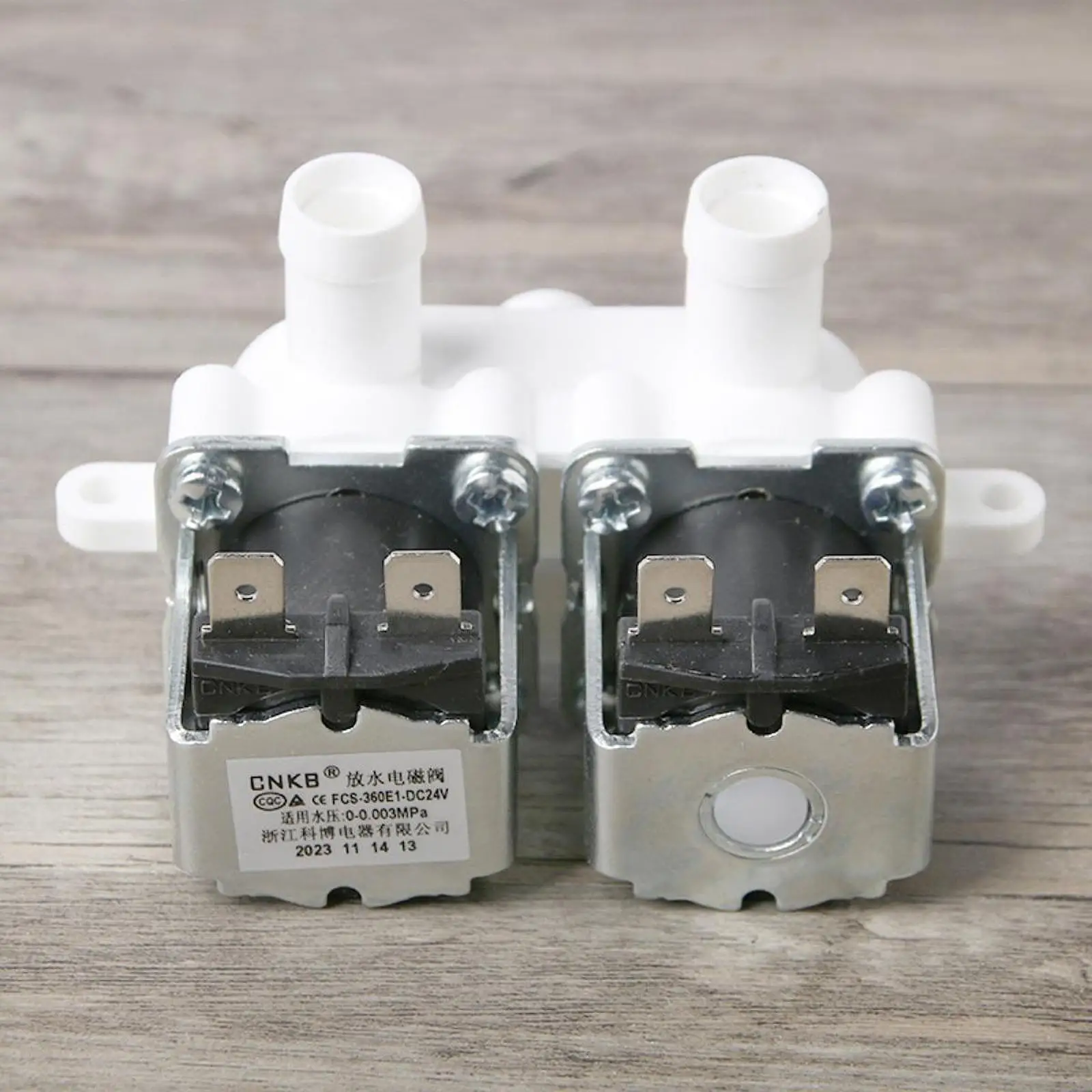 FCS-360E1 Automatic Water Solenoid Valve Black White for RO Water Purifier Drinking Equipment Aquarium Pipeline Machine
