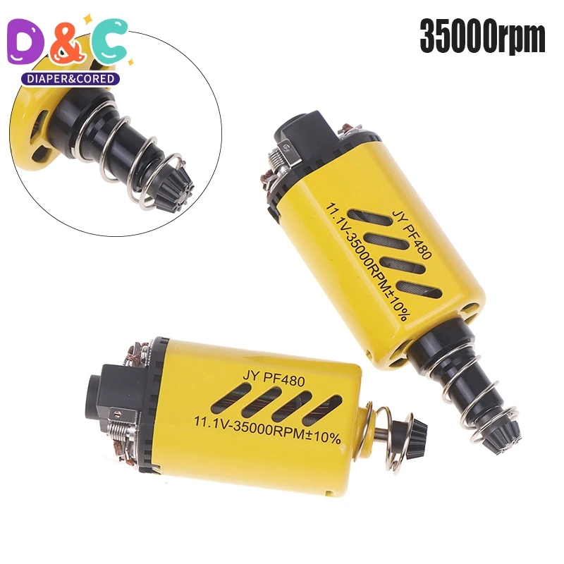 1Pcs 35000rpm High AEG Motor High Torqub Motor 11.1V 35000 Speed Motor Long Axle Airsoft M16M4 Jingji Sijun Jiqu Jm AEG Motor