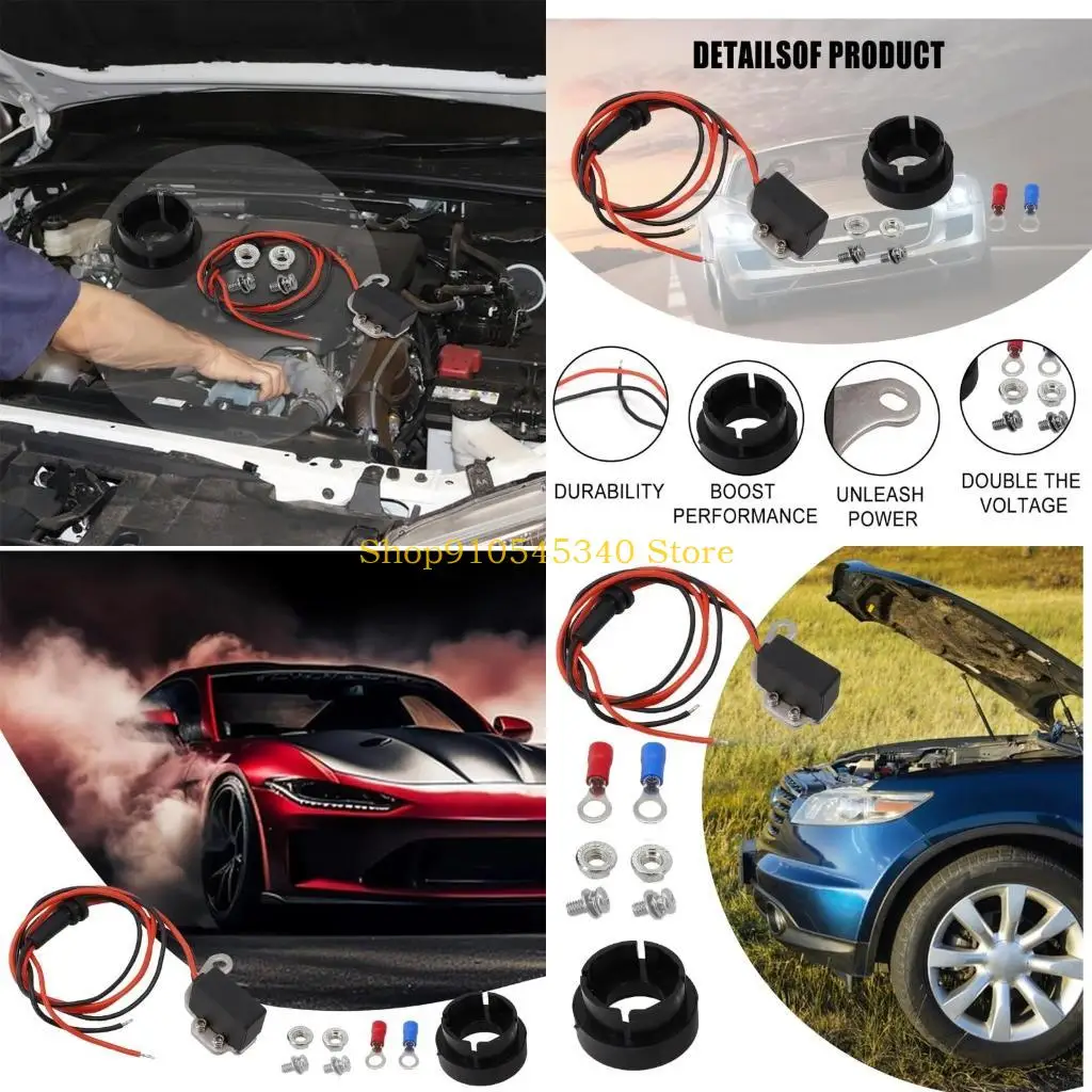 

U2JA Electronic Ignition Conversion Replacement Part Fit for F100 F250 F350 E100/E200 Econoline 1957-1974 8 Cylinder 1281