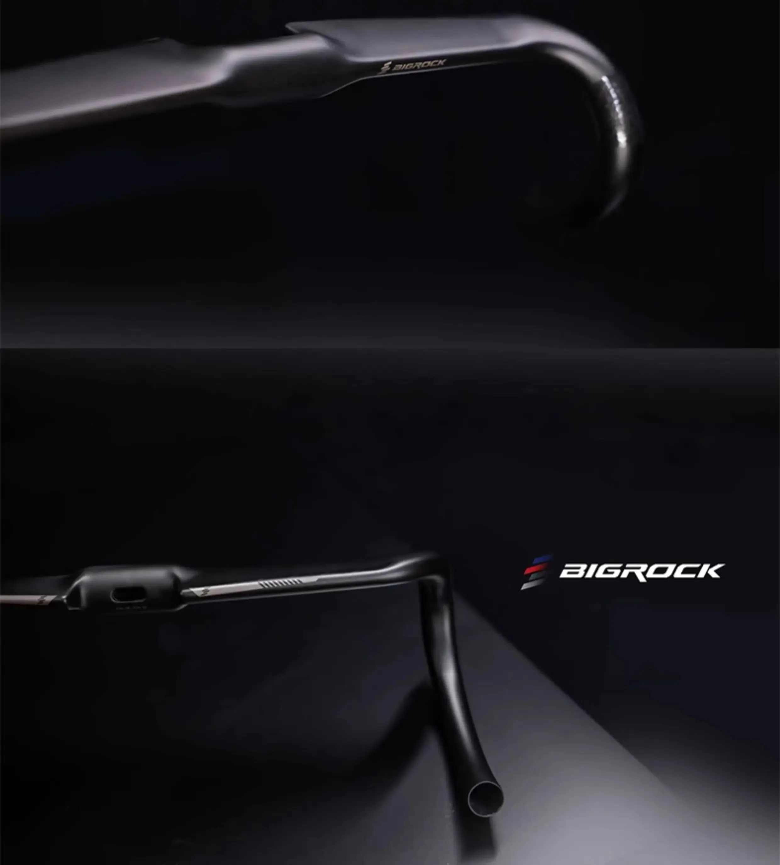 BIGROCK Blade Aero Ultraleichter Carbonfaser-Straßenlenker, 340–440 mm, kompatibler Kabellenker mit externer interner Layout – Detail 9