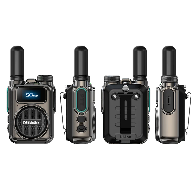 Nieuw model gelanceerd Ml-G15 Metal Body Mini 4G Poc Walkie Talkie Wereldwijde communicatie Eenvoudig en gemakkelijk te gebruiken Buitensporten Reizen